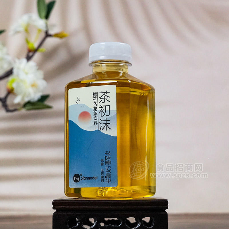 片断无糖茶栀子乌龙茶饮料瓶装招商商超渠道520毫升 