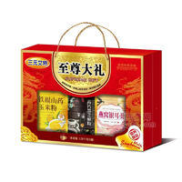 三元艾特至尊大禮傳統(tǒng)美食沖調食品禮盒裝招商1050g×3瓶