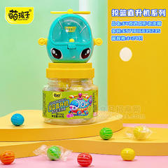 萌孩子投篮直升机西瓜形泡泡糖盒装招商64g