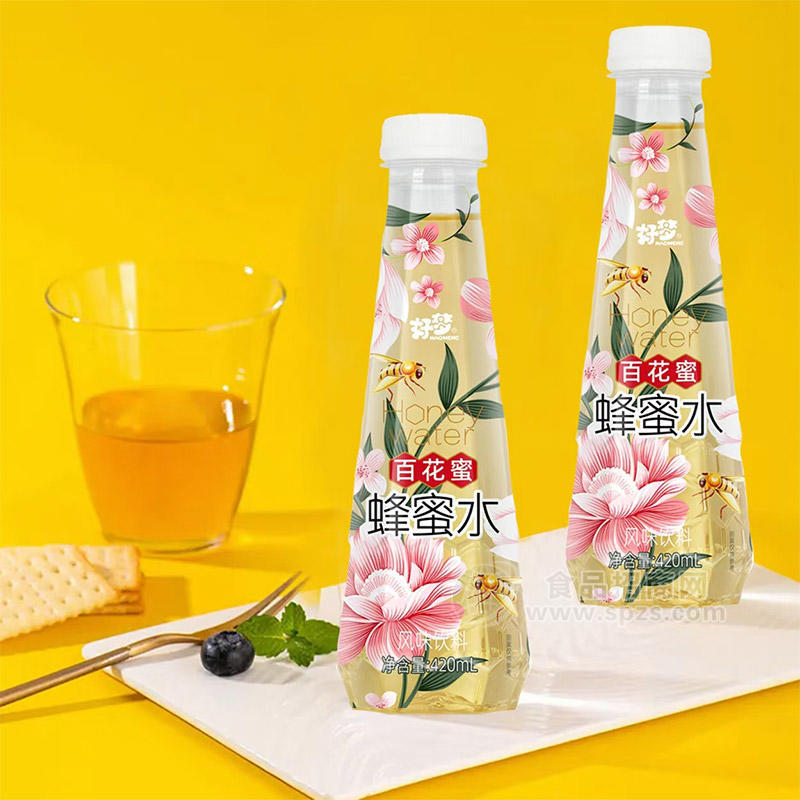 好夢(mèng)百合蜜蜂蜜水風(fēng)味飲料瓶裝招商420ml