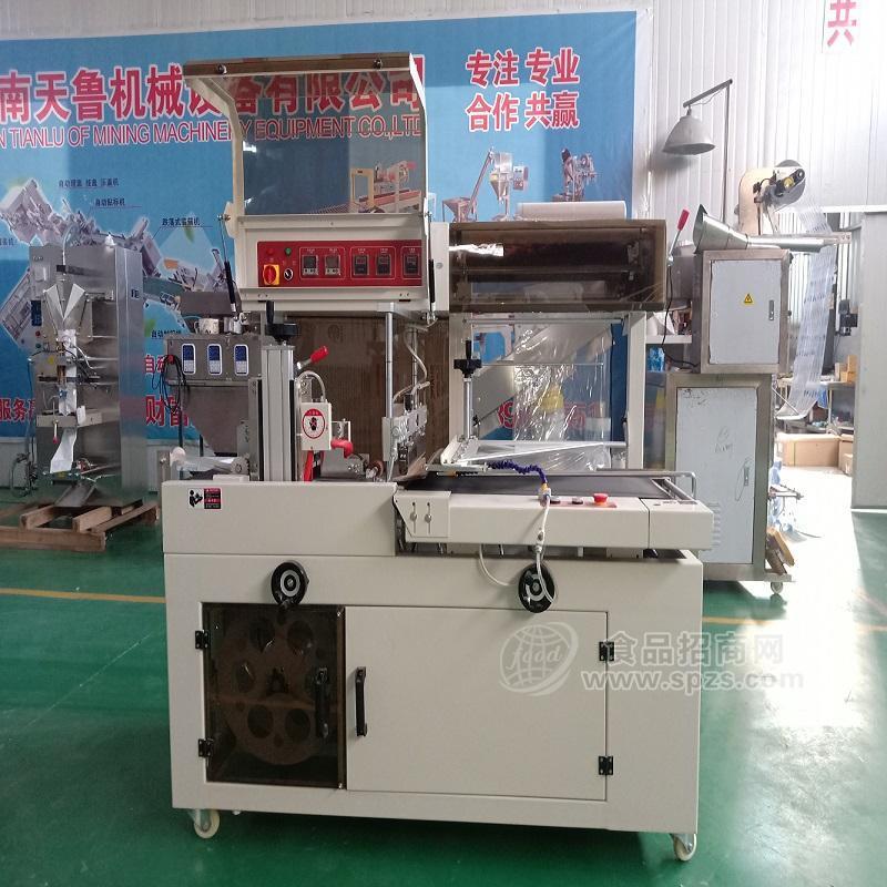 济南干面条收缩包装机 天鲁L型套膜收缩机