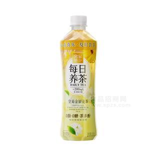 金塵茶每日養(yǎng)茶皇菊金銀花茶500ml復(fù)合茶飲料