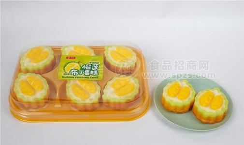 秉纯榴莲布丁蛋糕238g