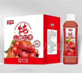 名妙 山楂紅棗復(fù)合果汁飲料