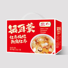 浩明银耳羹混装红枣枸杞+燕窝红枣复合果汁饮料箱装招商