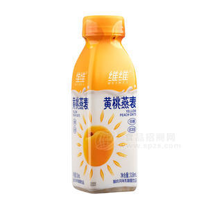 維維黃桃燕麥酸奶風味乳酸菌飲品瓶裝招商318ml