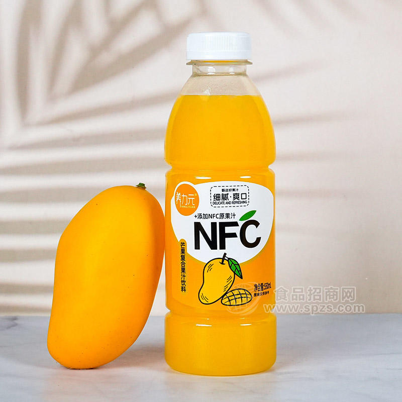 养力元NFC芒果复合果汁饮料瓶装招商550ml 