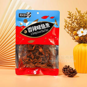 澳米伽香辣味魚條魚干魚絲零食65g