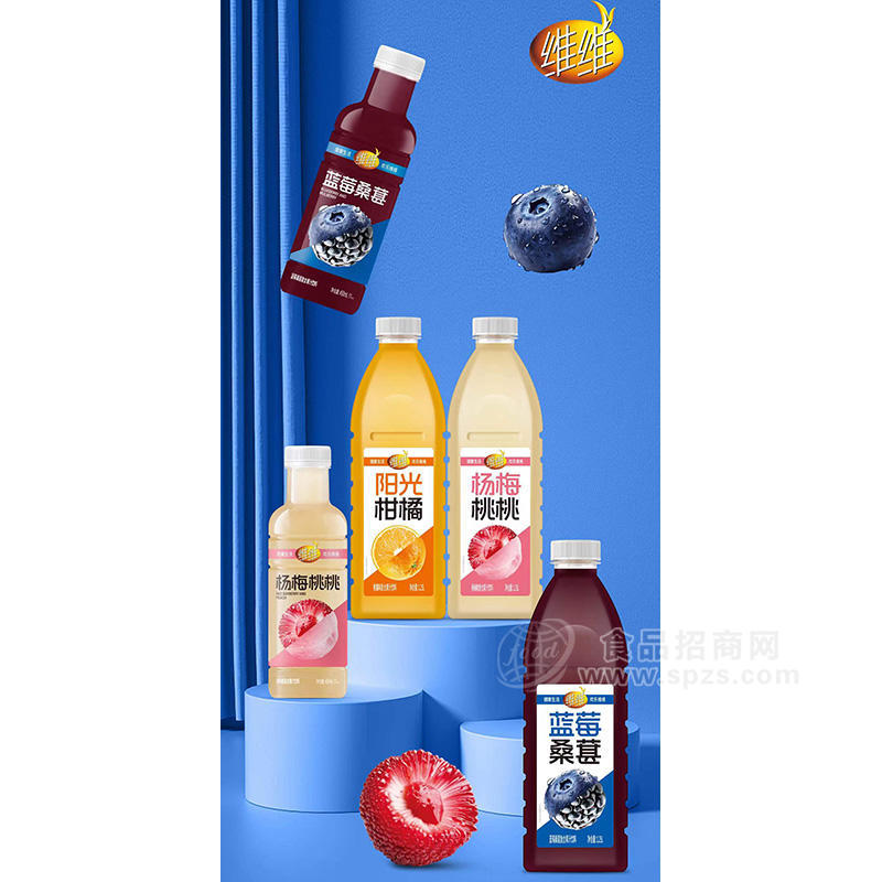 維維復(fù)合果汁飲料系列混合口味果汁餐飲瓶裝招商