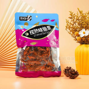 澳米伽孜然味鱼条鱼干鱼丝零食65g