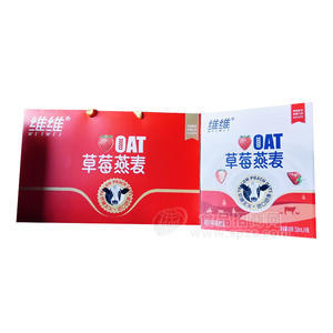 维维酸奶风味乳酸菌饮品草莓燕麦礼盒装招商318ml×8瓶