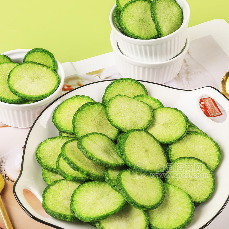 青萝卜脆果蔬脆厂家原料散货供应生产加工代理加盟批发订制招商