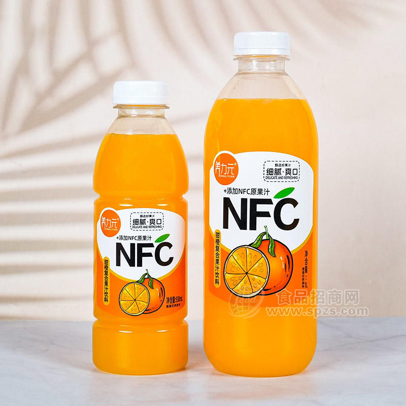 养力元NFC甜橙复合果汁饮料瓶装招商