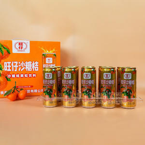 旺仔沙糖桔果粒飲料果汁飲料箱裝招商320ml