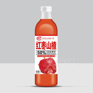 暢口紅棗山楂味復(fù)合果汁飲料 果汁含量≥50%飲料瓶裝招商