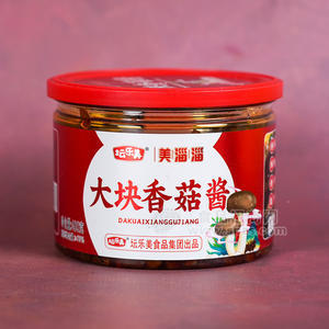 壇樂(lè)美美淄淄 大塊香菇醬 下飯醬休閑食品罐裝招商400g