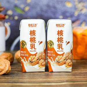 阿伲工坊核桃乳植物蛋白飲料瓶裝招商200ml