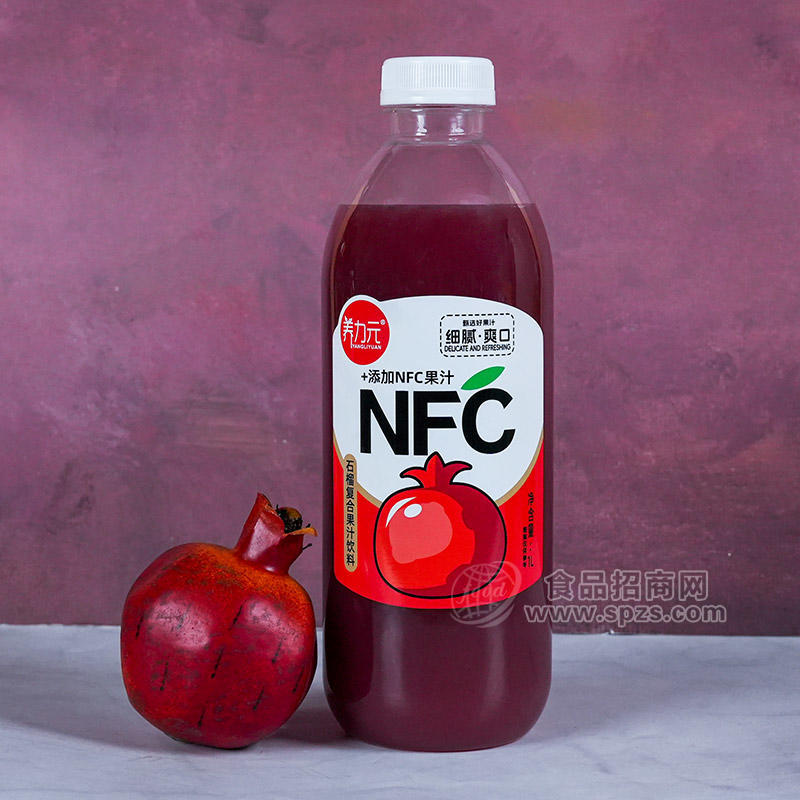 养力元NFC石榴复合果汁饮料瓶装招商1L
