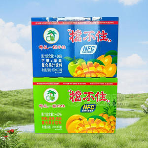 椰風(fēng)擋不住NFC復(fù)合果汁飲料芒果蘋果菠蘿黃桃混合口味箱裝招商