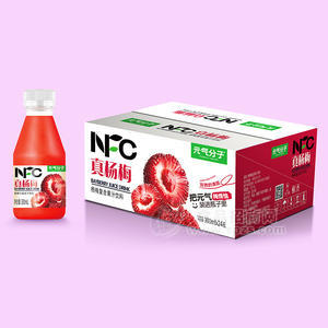 元气分子NFC真杨梅 杨梅复合果汁饮料箱装招商300ml