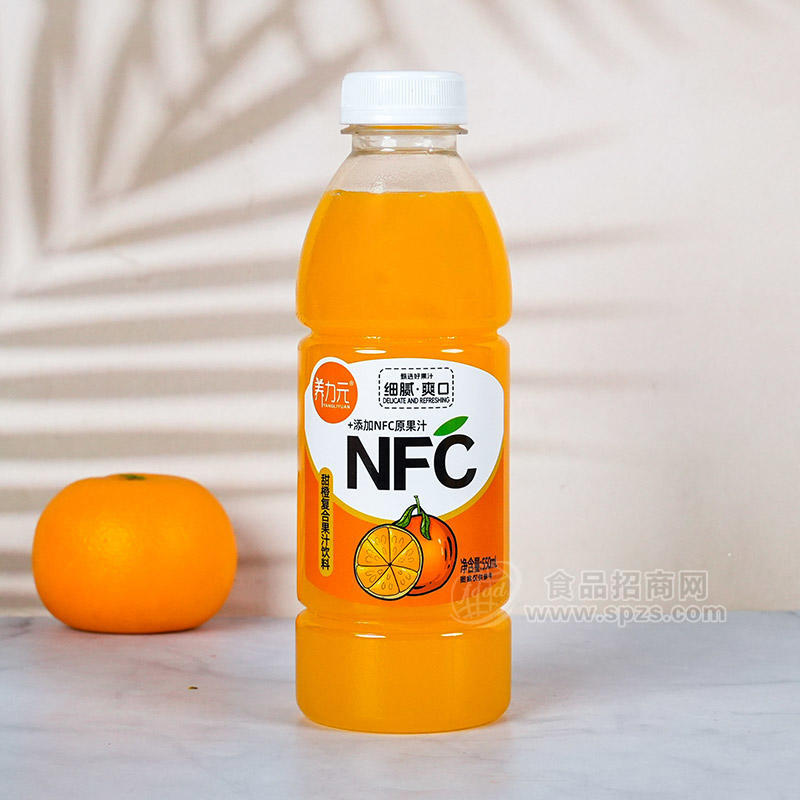 养力元NFC甜橙复合果汁饮料瓶装招商550ml 