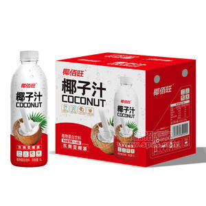 椰佰旺椰子汁东南亚椰源无菌冷灌 植物蛋白饮料箱装招商1L×6