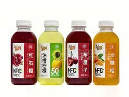 500ml爱吖果汁NFC果汁沙糖桔红石榴车厘子油柑柠檬