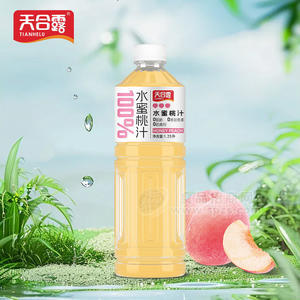 天合露100%水蜜桃汁果汁飲料餐飲瓶裝招商1.25L