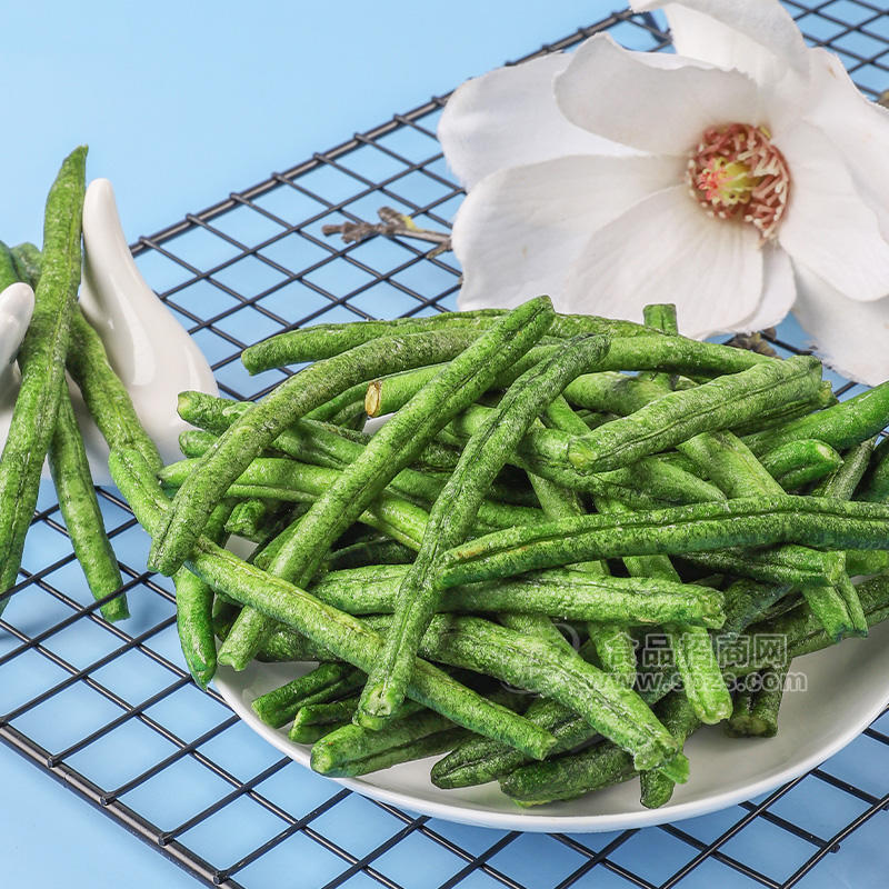 青刀豆脆果蔬脆厂家原料散货供应生产加工批发订制招商外贸出口