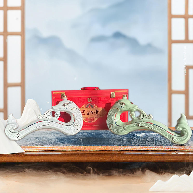 巳如意三斤装浓香型白酒高端礼品酒福气礼盒招商1.5kg