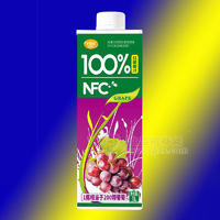 千喜多100%NFC红葡萄汁果汁饮料盒装招商1L
