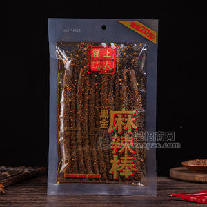 食上功夫黑金麻辣棒調(diào)味面制品辣條休閑零食袋裝招商102g