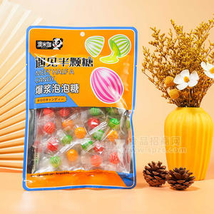 澳米伽爆浆泡泡糖105g