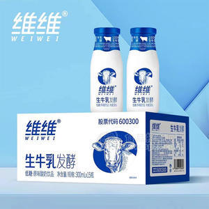 維維生牛乳發(fā)酵低糖原味酸奶飲品箱裝300ml×15瓶