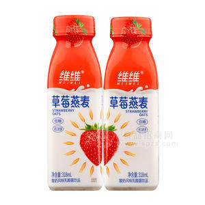 維維草莓燕麥酸奶風(fēng)味乳酸菌低糖飲品瓶裝招商318ml