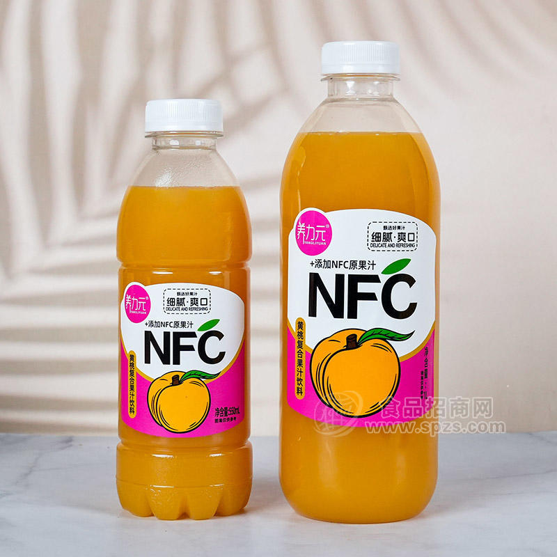 养力元NFC黄桃复合果汁饮料瓶装招商