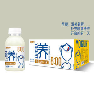 魔方果養(yǎng)鐵棍山藥+玉米發(fā)酵酸奶飲品箱裝招商300ml