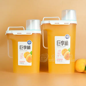 连村果园巨享桶黄桃汁饮料果汁饮料桶装招商
