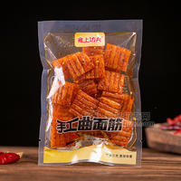 食上功夫手工曲面筋辣条休闲零食散装招商