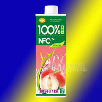 千喜多100%NFC蜜桃汁果汁饮料盒装招商1L