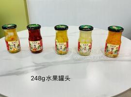 王員外水果罐頭248g（黃桃，桔子，山楂，什錦）