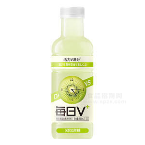 活力V滿分每日v+奇異果復合果汁飲料瓶裝招商500ml