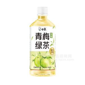 白象青梅绿茶调味茶饮料低糖瓶装招商500ml