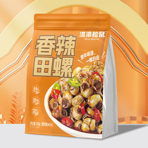 流浪松鼠香辣田螺休闲食品袋装招商228g