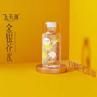 飞天鱼金银花水0糖无添加植物饮料瓶装招商388ml