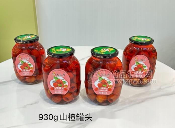 王员外山楂罐头930g