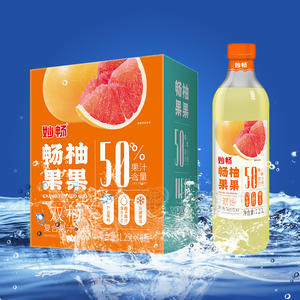 妙暢暢柚果果雙柚復合果汁飲料1.25LX6瓶