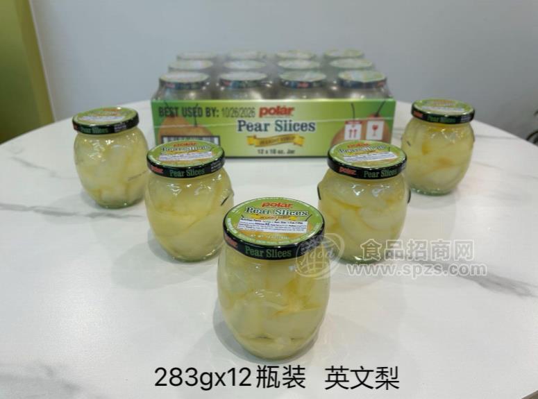 王员外梨罐头礼盒装283g*12瓶