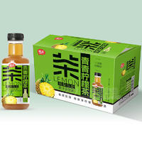 榜洋青青柠檬茶凤梨乌龙果汁茶饮料箱装招商500ml×15瓶