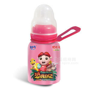 妙奇豬豬俠恐龍日記含乳飲品瓶裝廠家招商200ml